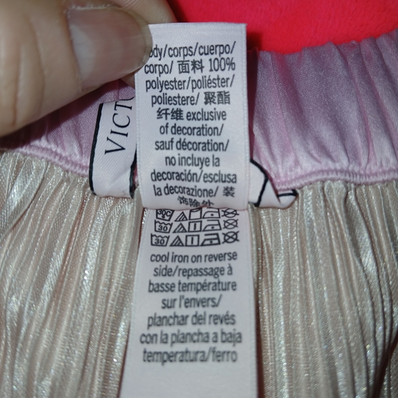 Victoria's Secret Pink Metallic Pajama Pants - Picture 9 of 12